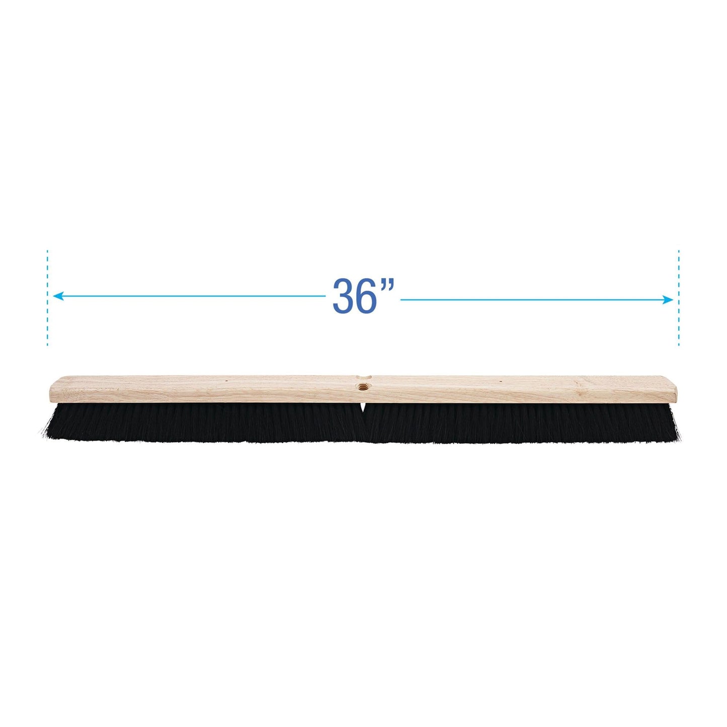 Boardwalk Bwk20236 2.5 In. Black Tampico Fiber Bristles 36 In. Brush Floor Brush Head