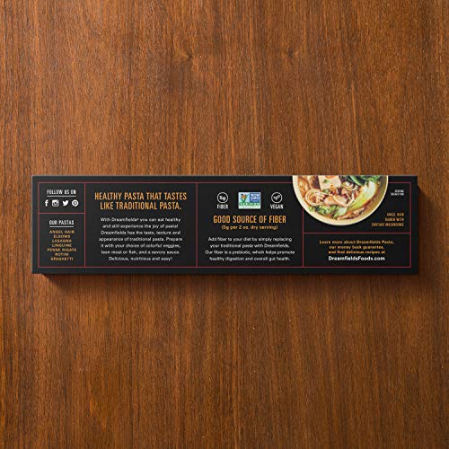 Dreamfields Healthy Pasta Angel Hair, 13.25 oz (Pack of 10)