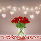 Benchmark Bouquets - 12 Stem Premium Red Roses (Glass Vase Included) - Fresh Flowers For Delivery - Gift For Graduation, Birthda