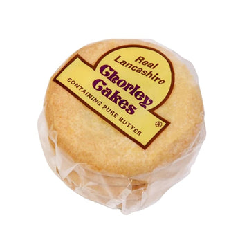 Real Lancashire Chorley Cake - 4 Cakes (Pack of 1) | British Snacks Made with Pure Butter & Dried Currants | Traditional & Delic