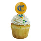 New York City College Of Technology Secondary Logo Cupcake Picks Toppers Decoration Set Of 6