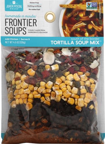 Frontier Soups Homemade In Minutes Soup Mix, South Of The Border Tortilla, 4.5 Oz