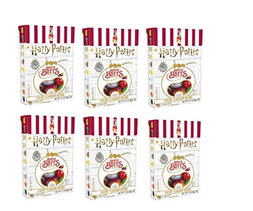 Harry Potter Bertie Botts Every Flavor Beans, 1.2Oz Boxes ~ 6 Pack