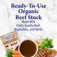 Kitchen Basics Organic Beef Stock, 32 Oz (Pack Of 12) | No Artificial Flavors And Gluten Free |