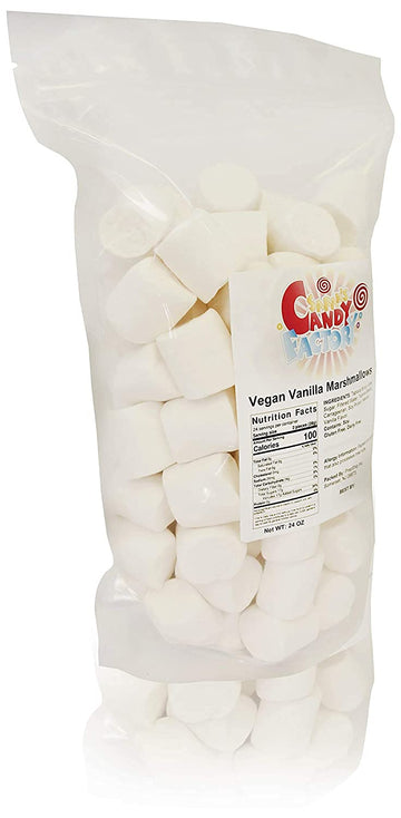 Sarah'S Candy Factory Vegan Jumbo Campfire Vanilla Marshmallow (24 Oz In Bag)