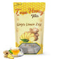True Honey Teas Herbal Tea Bags - Caffeine Free, Organic Lemon Ginger - 24 Count
