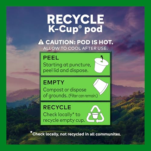 Green Mountain Coffee Roasters Cinnamon Honey Drizzle Flavored Coffee, Single Serve Keurig K-Cup Pod, 96-Count Pods, (4 Pack Of 24)