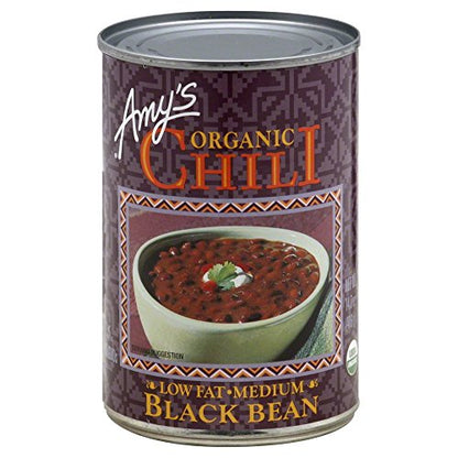 AMYS CHILI BLCKBN GF ORG, 14.7 OZ, PK- 12
