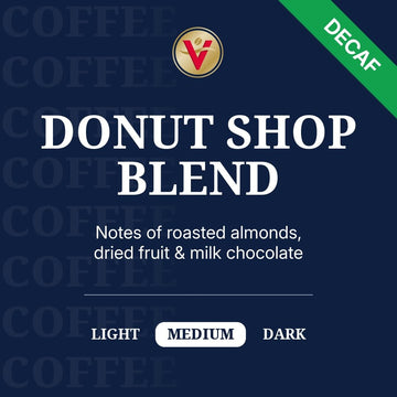 Victor Allens Coffee Decaf Donut Shop Blend Medium Roast Single Serve Pods 80 Count Brown