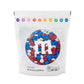 M&MS WORLD Red, White, and Royal Blue Milk Chocolate Candy - 2lbs Bulk Resealable Bag for Celebrations, 4th of July Decorations,
