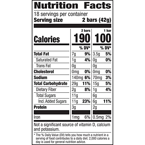 Nature Valley Crunchy Granola Bars, Oats 'N Honey, 1.49 Oz, 18 Ct, 36 Bars