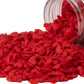 EDIBLE ACCENTS RED HEARTS- Gluten-free, Egg Free, Nuts Free, Kosher, Sprinkle Medley Mix, For Baking, Decorating, Cookies, Cupca