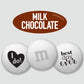 M&M'S Milk Chocolate Wedding Candy Favors (20 Pack), Perfect For Wedding Reception Favor, Bridal Favors, Rehersal Dinner And Wed