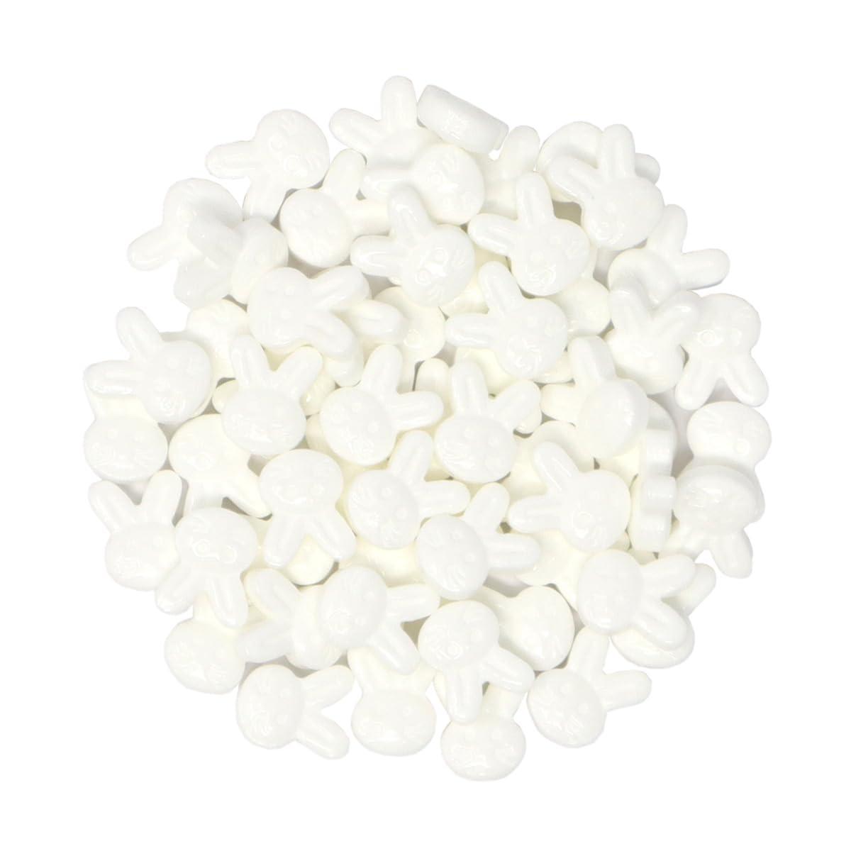 Mystic Sprinkles Easter Candy Shapes Sprinkles (Bunny Heads, 1 Pound Bag)