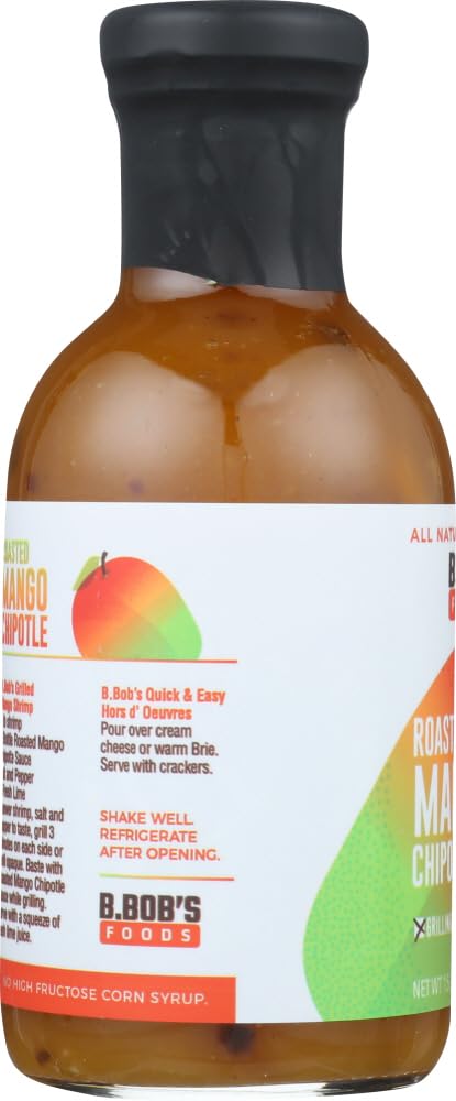Bronco Bobs Roasted Mango Chipotle Sauce, 15.5 oz, Pack of 6, No Color, Model 730323750510