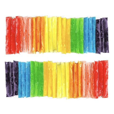Funpops Frozen Ice Pops, 12 Packs Of 24-Fruit Flavored Freeze Pops, Frozen Summer Snack For All Ages, Low Calorie