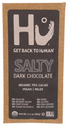 Hu Salty Dark Chocolate, Natural Organic Vegan, Gluten Free, Paleo, Non GMO, Fair Trade Dark Chocolate, 2.1oz