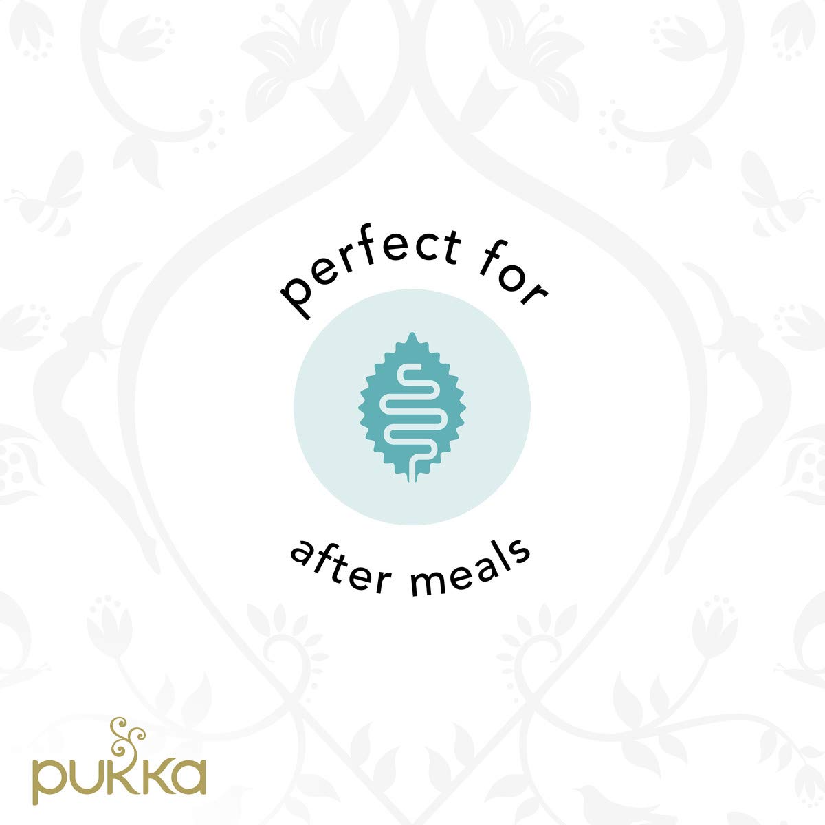 Pukka Organic Tea Bags, Three Mint Herbal Tea, 20 Tea Bags