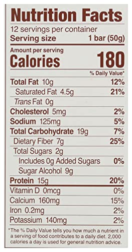 Nicks Peanot Choklad Krunch Nut Bar  No Added Sugar  Vegan  1.76 Ounce (Pack of 12)