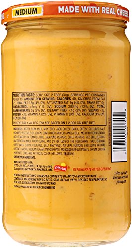 Tostitos Dip, Salsa Con Queso, Medium, 23Oz