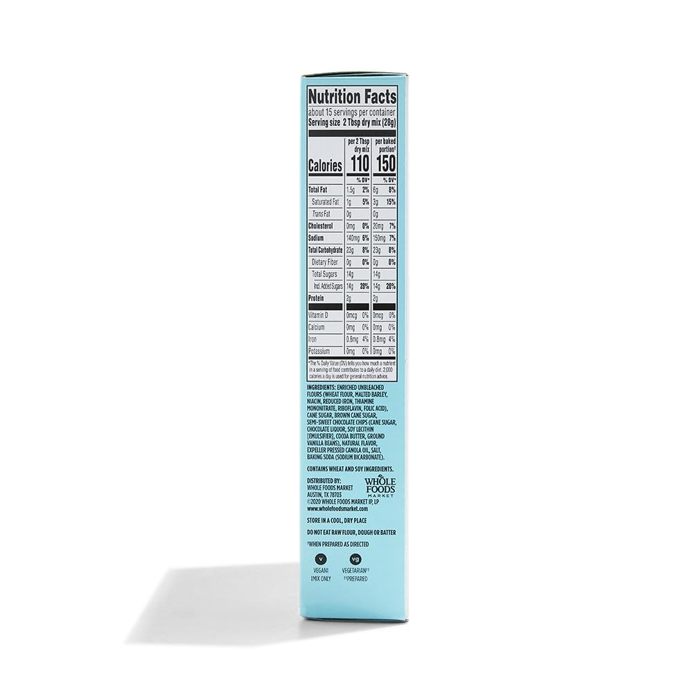 365 by Whole Foods Market, Chocolate Chip Cookie Mix, 15 Ounce