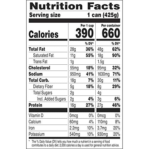 Wolf Brand Chili Without Beans, Packed with Protein, 15 oz