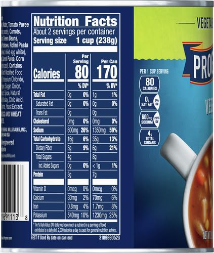 Progresso Vegetable Soup, Vegetable Classics Canned Soup, 19 oz