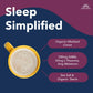 Mindful Evening Sugar Free Cocoa Mix Natural Sleep Aid  40 Servings  Melatonin 3mg  L-Theanine  GABA dietary products  Natural Calm Sleep Support Stress Relief Calm Sleepy Cocoa Nighttime Hot Chocolate