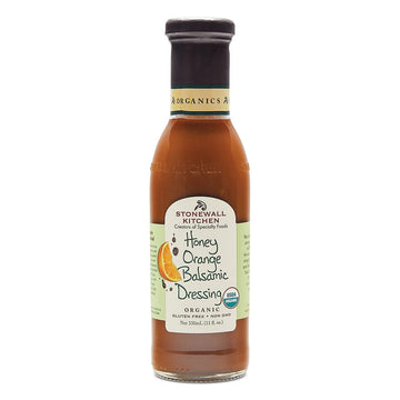 Stonewall Kitchen Organic Honey Orange Balsamic Dressing, 11 Ounces