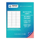 Premium Label Supply White Address Sticker Labels - 2625A X 1 - Laserinkjet Compatible - (30 Labelssheet), 100 Sheets - 3,000 To
