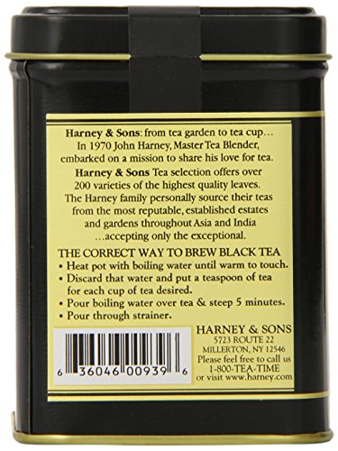 Harney & Sons Loose Leaf Black Tea, Chocolate Mint, 4 Ounce