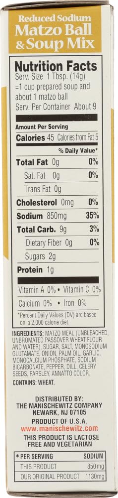 Manischewitz Soup Mix Matzo Ball Ls