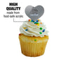 GRAPHICS & MORE Cupcake Picks Set of 6 - Acrylic Heart Toppers - Southwestern Oklahoma State University