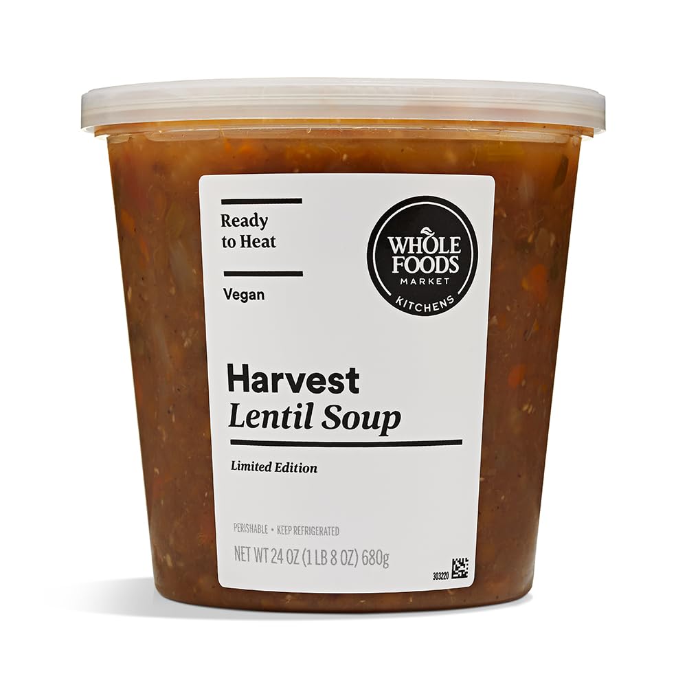 Whole Foods Kitchens Harvest Lentil Soup, 24 Oz