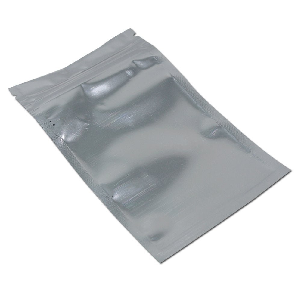 500 Pack 16X24Cm (63X94 Inch) Clear Front Resealable Heat Seal Bags For Zip Bulk Food Storage Lock Bag Reclosable Airtight Foil