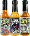 Torchbearer Sauces Hot Sauce Bundle Set, 5 Oz Each: Zombie Apocalypse, Garlic Reaper, & Son Of Zombie