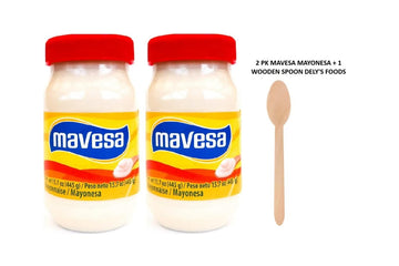 MAVESA MAYONESA 445 GRS X 2PKS + 1 DELYS FOODS WOODEN SPOON COMBO