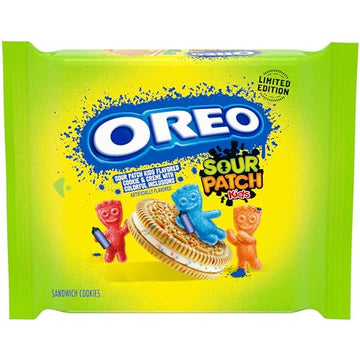 Oreo Sour Patch Kids Sandwich Cookies, Limited Edition, 10.68 Oz