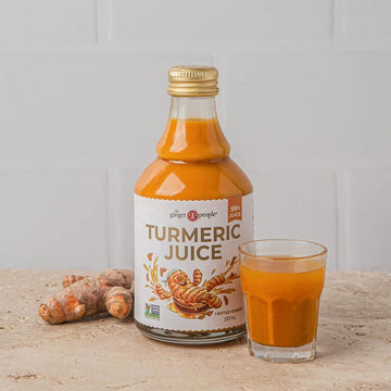 The Ginger People Fiji Turmeric Juice, 8 oz Glass Bottles (Pack of 6)