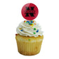 Northwestern Oklahoma State Secondary Cupcake Picks Toppers Decoration Set Of 6