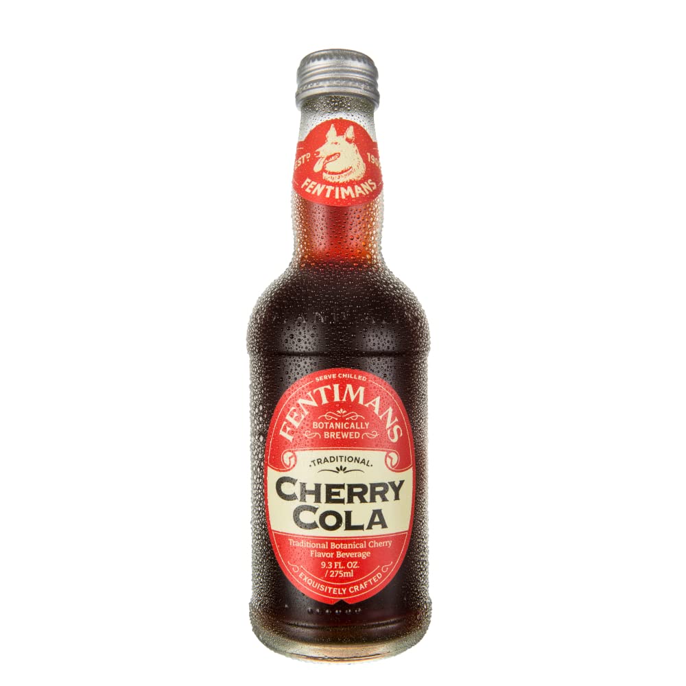 Fentimans Sparkling Cherry Cola - Cherry Soda, Craft Soda, Natural Ingredients, No Artificial Colors, Flavors or Preservatives, 