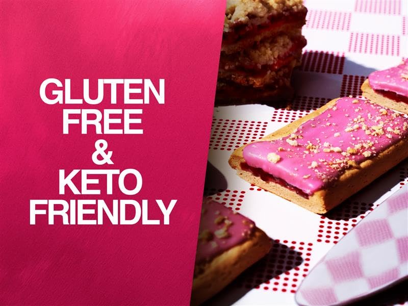 Legendary Foods 22g Protein Pastry 0g Added Sugar  Low Carb  Gluten Conscious  Keto Snack  Ideal for Glucose Management  Includes Whey Protein Isolate  8 Pack Cherry Crumble