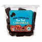 Generic Dark Chocolate Sea Salt Caramels, 13.8 oz, Smooth Chewy Buttery Center, Brown, Fair Trade Cocoa