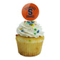Graphics & More Syracuse University Orange Cupcake Picks Toppers Decoration Set Of 6
