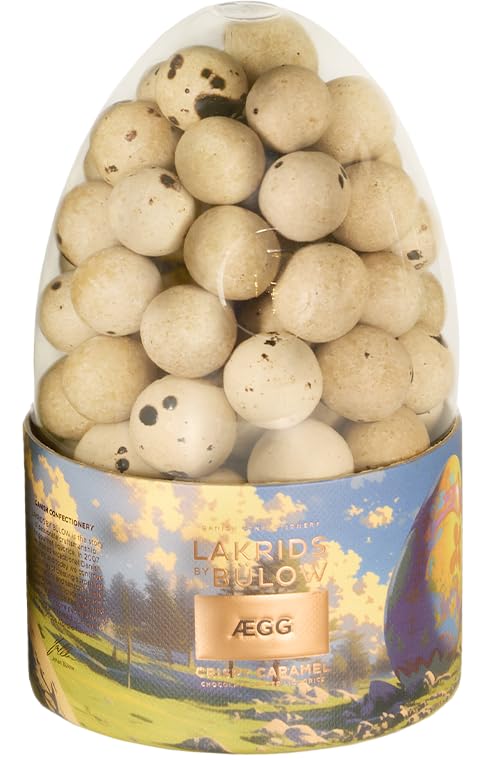 LAKRIDS BY BLOW - Crispy Caramel Egg - 16.9 oz - Chocolate Covered Gourmet Licorice - Limited Easter Edition Designed by Magnus 