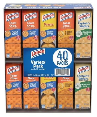 Lance Variety Pack Sandwich Crackers, 40 pk.