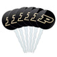 Graphics & More Purdue Boilermakers Logo Cupcake Picks Toppers Decoration Set Of 6