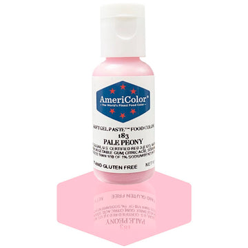 Americolor, Pale Peony, 0.75 Ounce Bottle, Soft Gel Paste Food Color