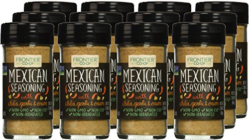 Frontier Seasoning Blends Salt-free Mexican Seasoning, 2 Ounce (Pack of 12)