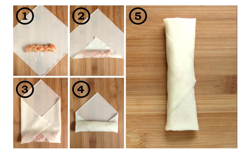 Generic Menlo Wrappers Lumpia Wrapper, 3 Packs, 30 Sheets, 16 oz per pack, Easy Peel, Extra Crispy, 6-7 x 4-5 inches